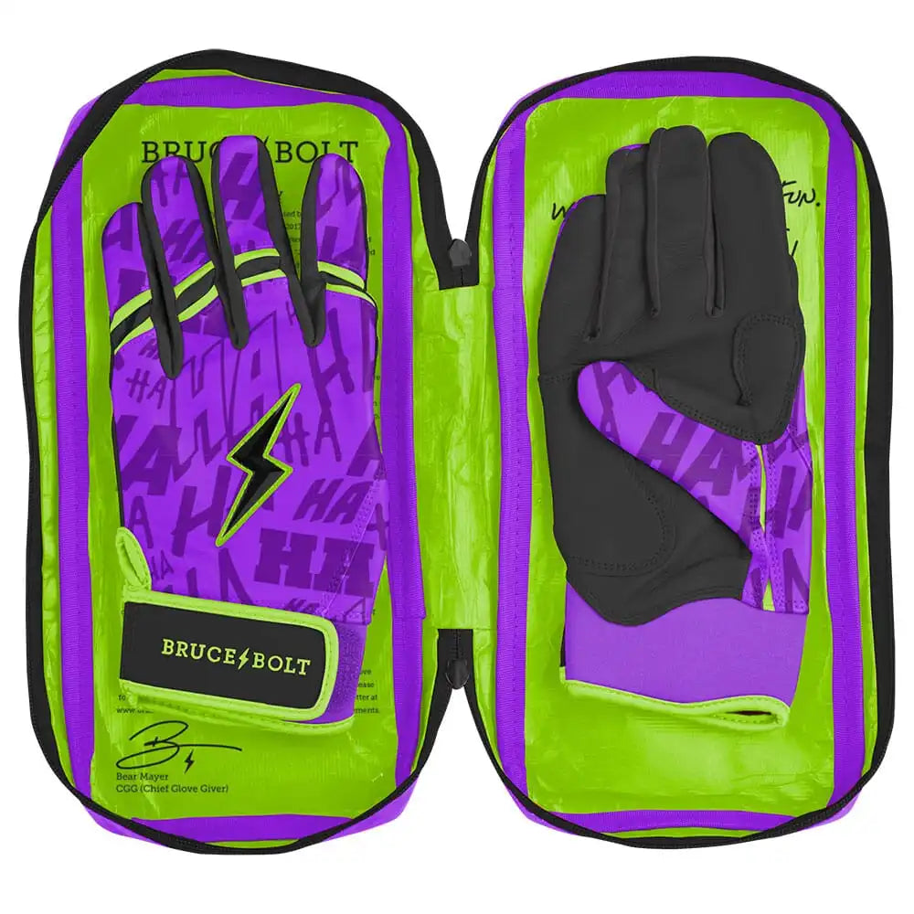 Jarren Duran Signature Series Short Cuff Batting Gloves - Purple