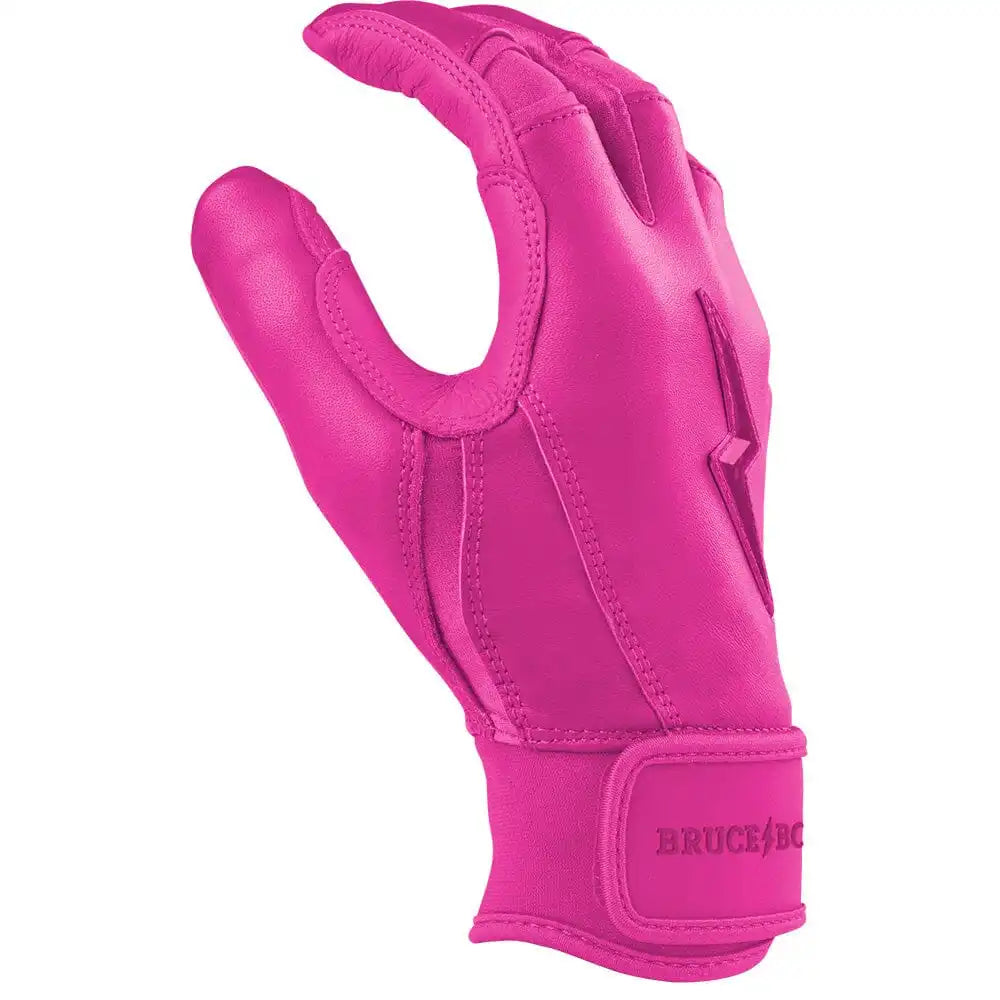 Max Clark Signature Series Short Cuff Batting Gloves - Pink