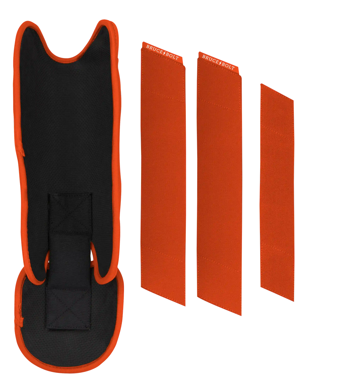 Chrome Series Leg Guard - Orange
