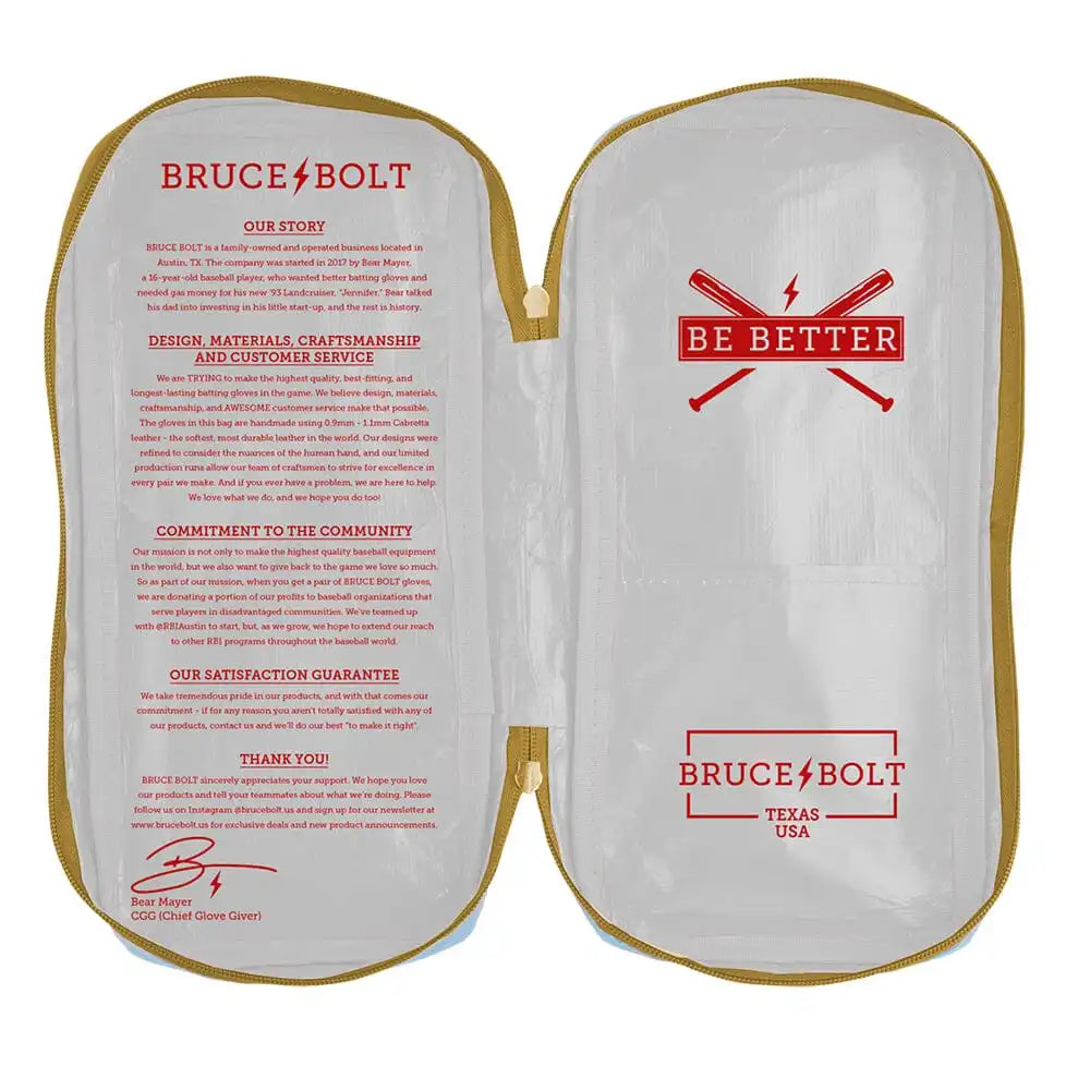 Rintaro Sasaki Signature Series Short Cuff Batting Gloves - White
