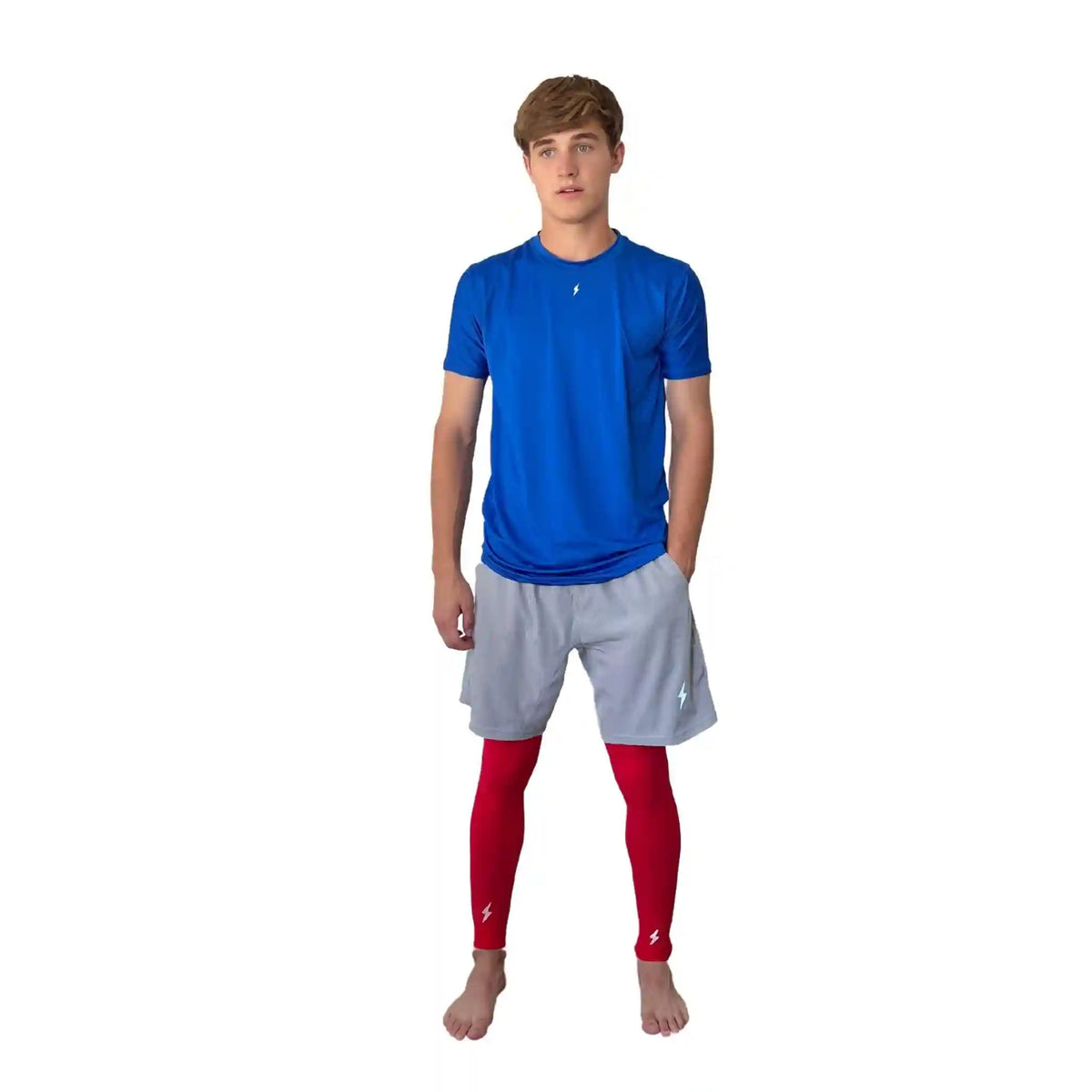 Compression Xtra Long Leg Sleeves (2-Pack) - Red