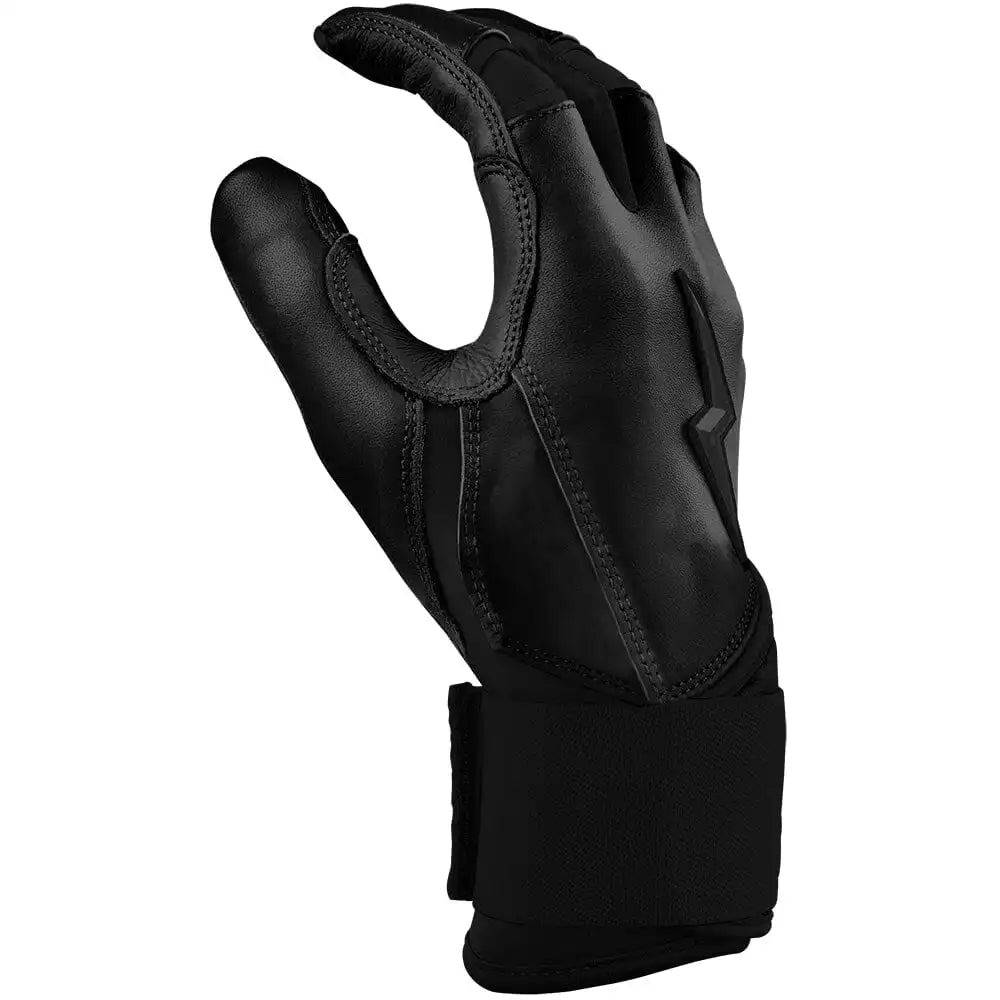 Bear Series Long Cuff Batting Gloves - Blackout