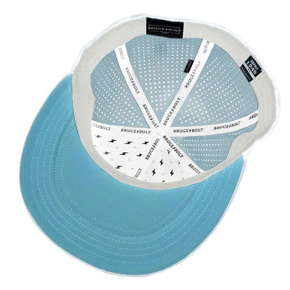 SMART FIT Performance BOLT Game Hat - Ice Blue/Red Bolt