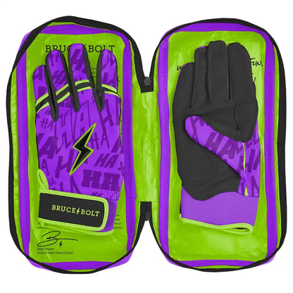 Jarren Duran Signature Series Short Cuff Batting Gloves - Purple