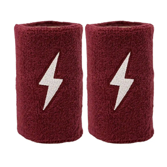 Premium Pro 4" Wristbands (2-Pack) - Maroon