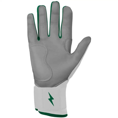 Chrome Series Long Cuff Batting Gloves - Green