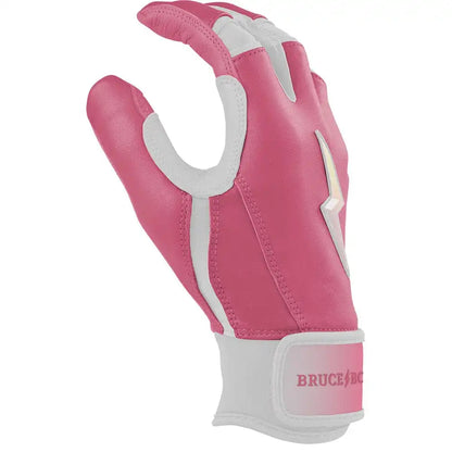 Bear Series Short Cuff Batting Gloves - Dusty Pink