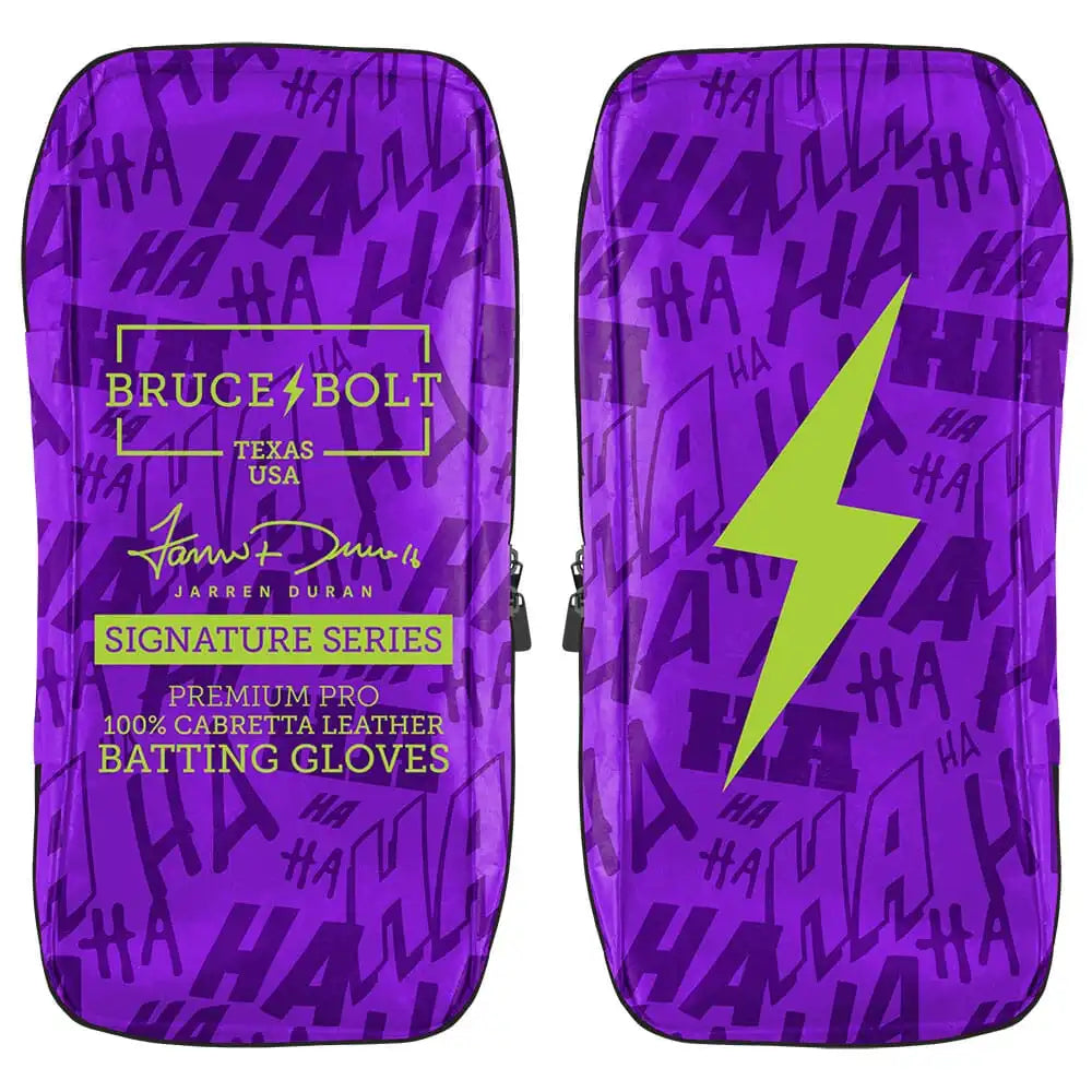 Jarren Duran Signature Series Long Cuff Batting Gloves - Purple