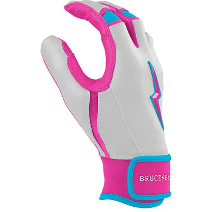 Perfect Game Collab Series Short Cuff Batting Gloves - Summer Swirl