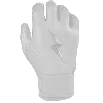 Personalized Bear Series Short Cuff Batting Gloves - Whiteout