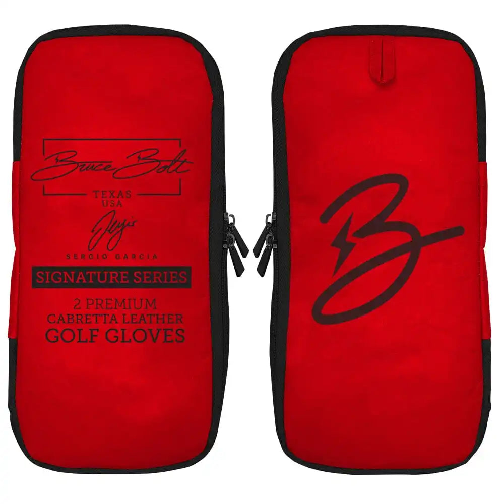 Sergio Garcia Signature Series Golf Gloves (On Left, 2-Pack) - Red/White
