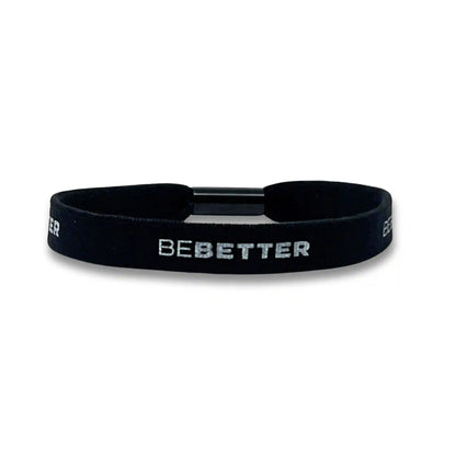 "BE BETTER" Stretch Bracelet - Black