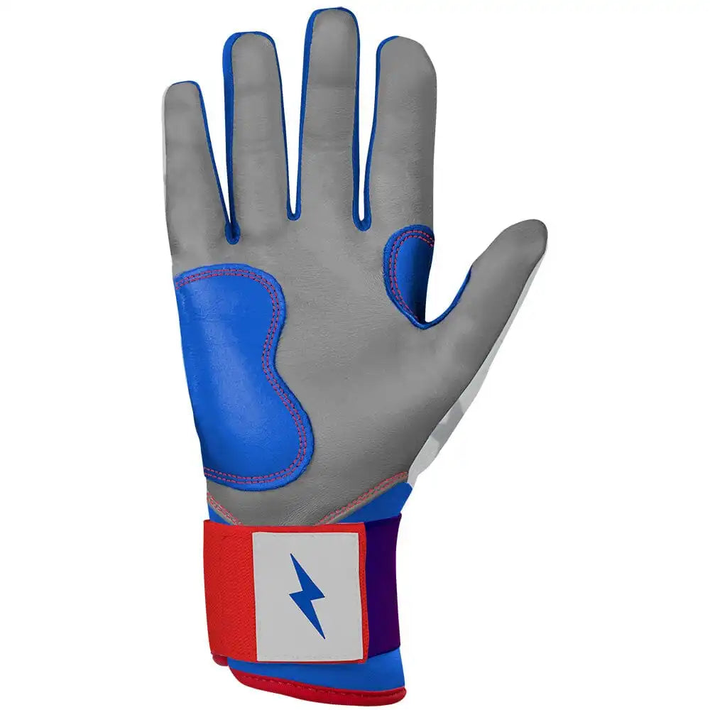 Brandon Nimmo Signature Series Long Cuff Batting Gloves - Stars & Stripes