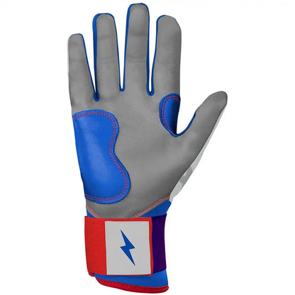Brandon Nimmo Signature Series Long Cuff Batting Gloves - Stars & Stripes