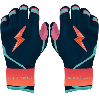 Personalized Bear Series Long Cuff Batting Gloves - Sunset