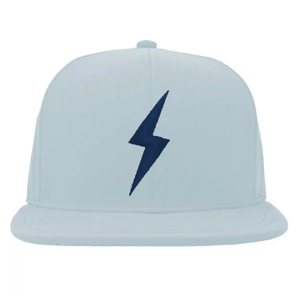SMART FIT Performance BOLT Game Hat - Ice Blue/Navy Bolt