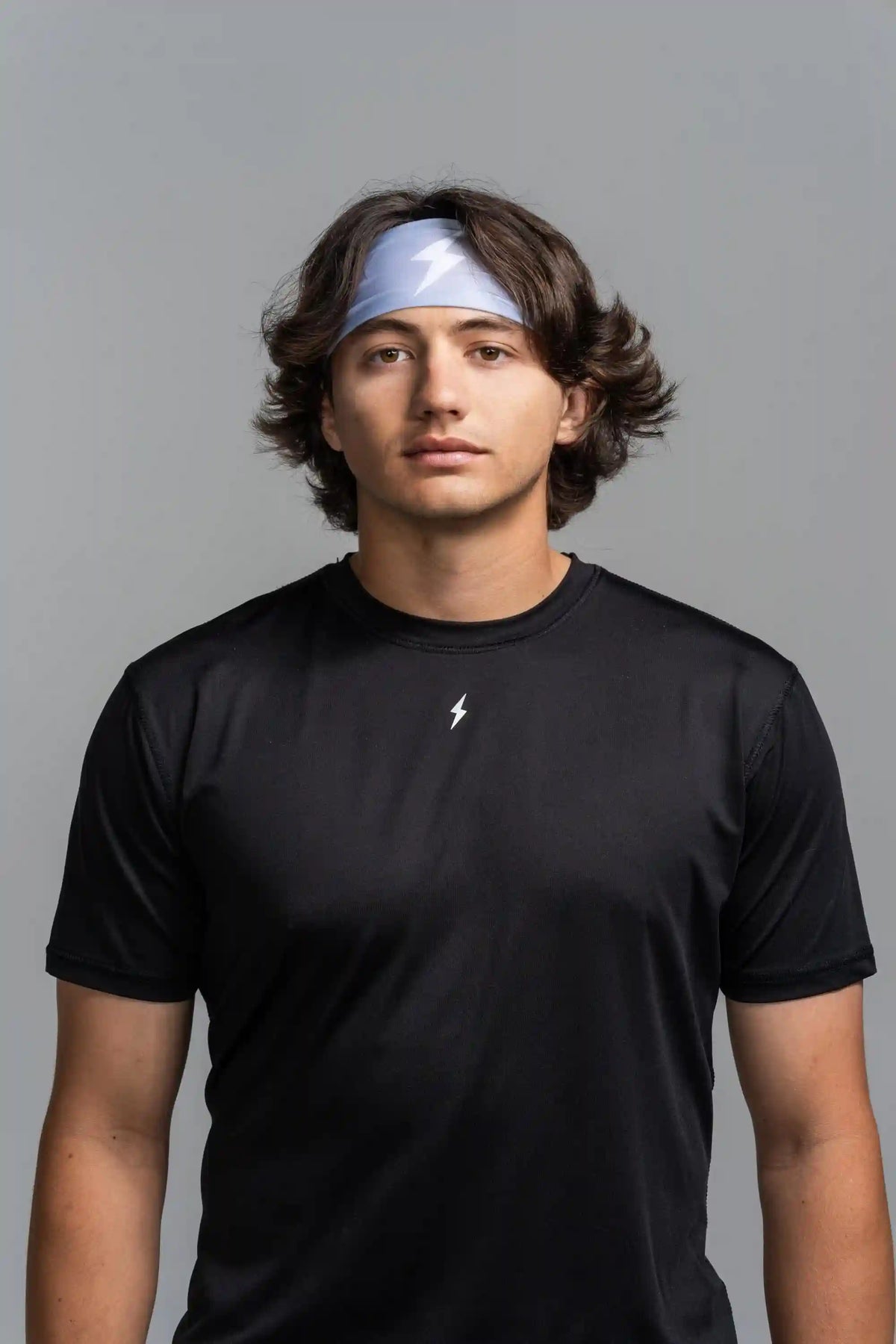 Performance Wide Headband - Grey
