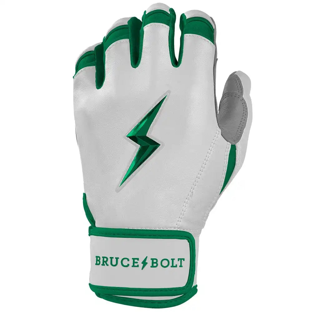 Chrome Series Short Cuff Batting Gloves - Green