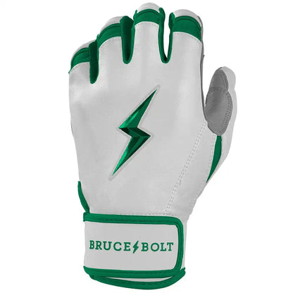 Chrome Series Short Cuff Batting Gloves - Green