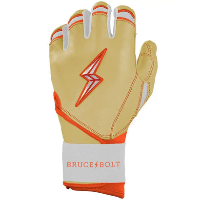Max Clark Signature Series Long Cuff Batting Gloves - Clark Ivory