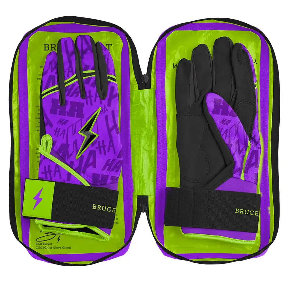 Jarren Duran Signature Series Long Cuff Batting Gloves - Purple