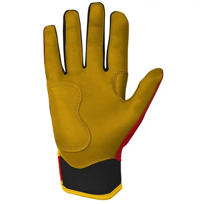 Konnor Griffin Signature Series Short Cuff Batting Gloves - Red