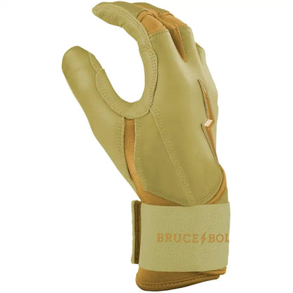 Gold Series Long Cuff Batting Gloves - Gold