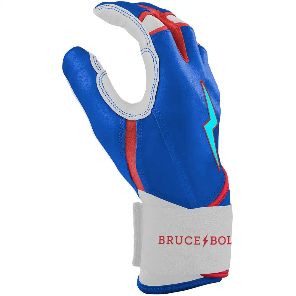 James Outman Signature Series Long Cuff Batting Gloves - Blue