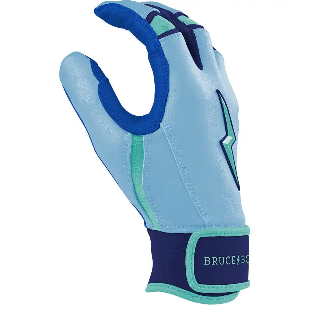Bear Series Short Cuff Batting Gloves - Tidal Blue