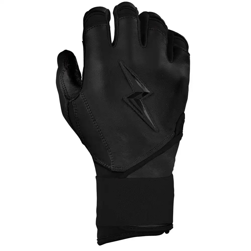 Personalized Bear Series Long Cuff Batting Gloves - Blackout
