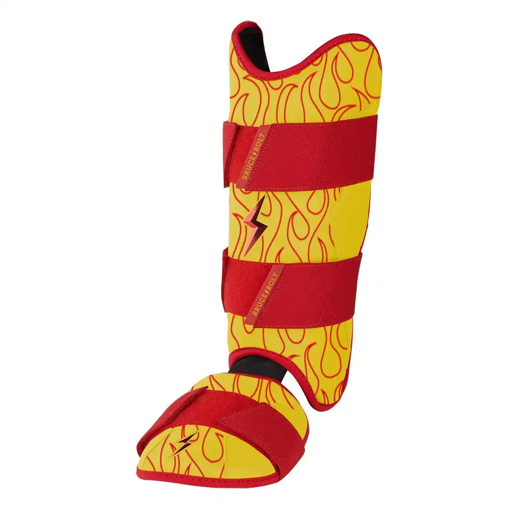 Harrison Bader Signature Series Leg Guard - Flames