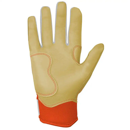 Max Clark Signature Series Short Cuff Batting Gloves - Clark Ivory