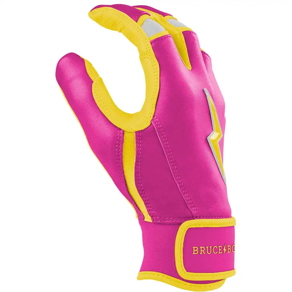 Dexter McCleon Jr. Signature Series Short Cuff Batting Gloves - Pink Lemonade