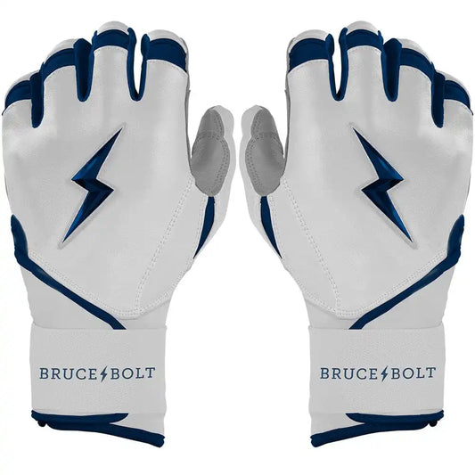 Chrome Series Long Cuff Batting Gloves - Navy