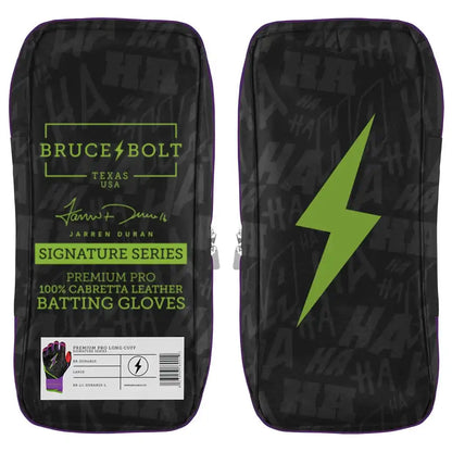 Jarren Duran Signature Series Long Cuff Batting Gloves - Black