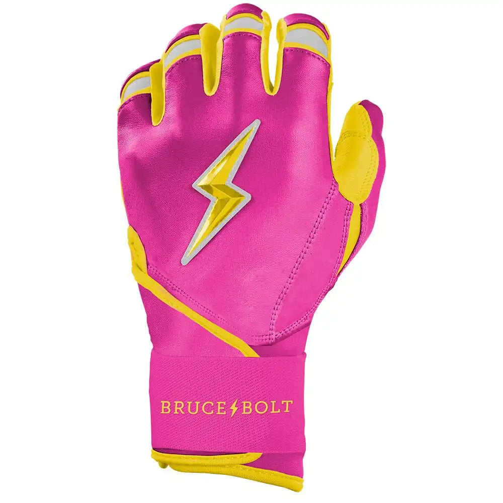 Dexter McCleon Jr. Signature Series Long Cuff Batting Gloves - Pink Lemonade