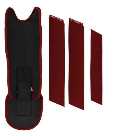 Chrome Series Leg Guard - Maroon