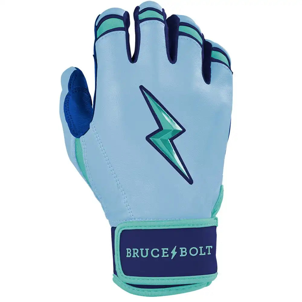 Bear Series Short Cuff Batting Gloves - Tidal Blue
