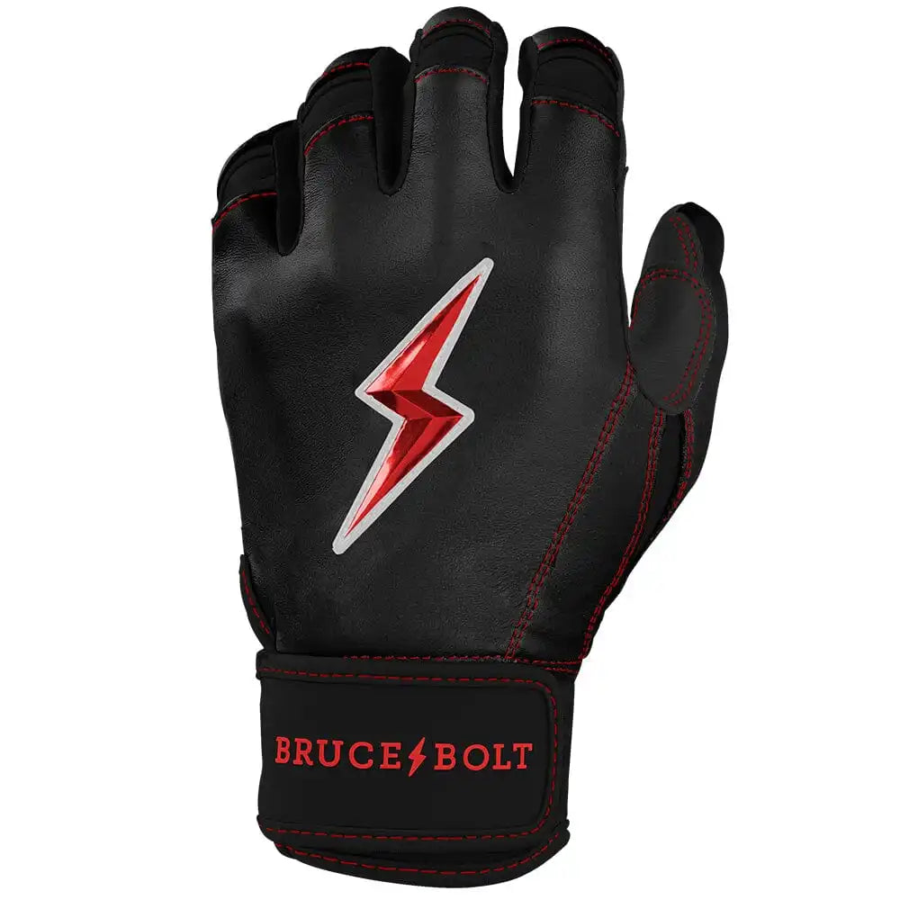 Bear Series Short Cuff Batting Gloves - Black