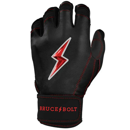 Bear Series Short Cuff Batting Gloves - Black