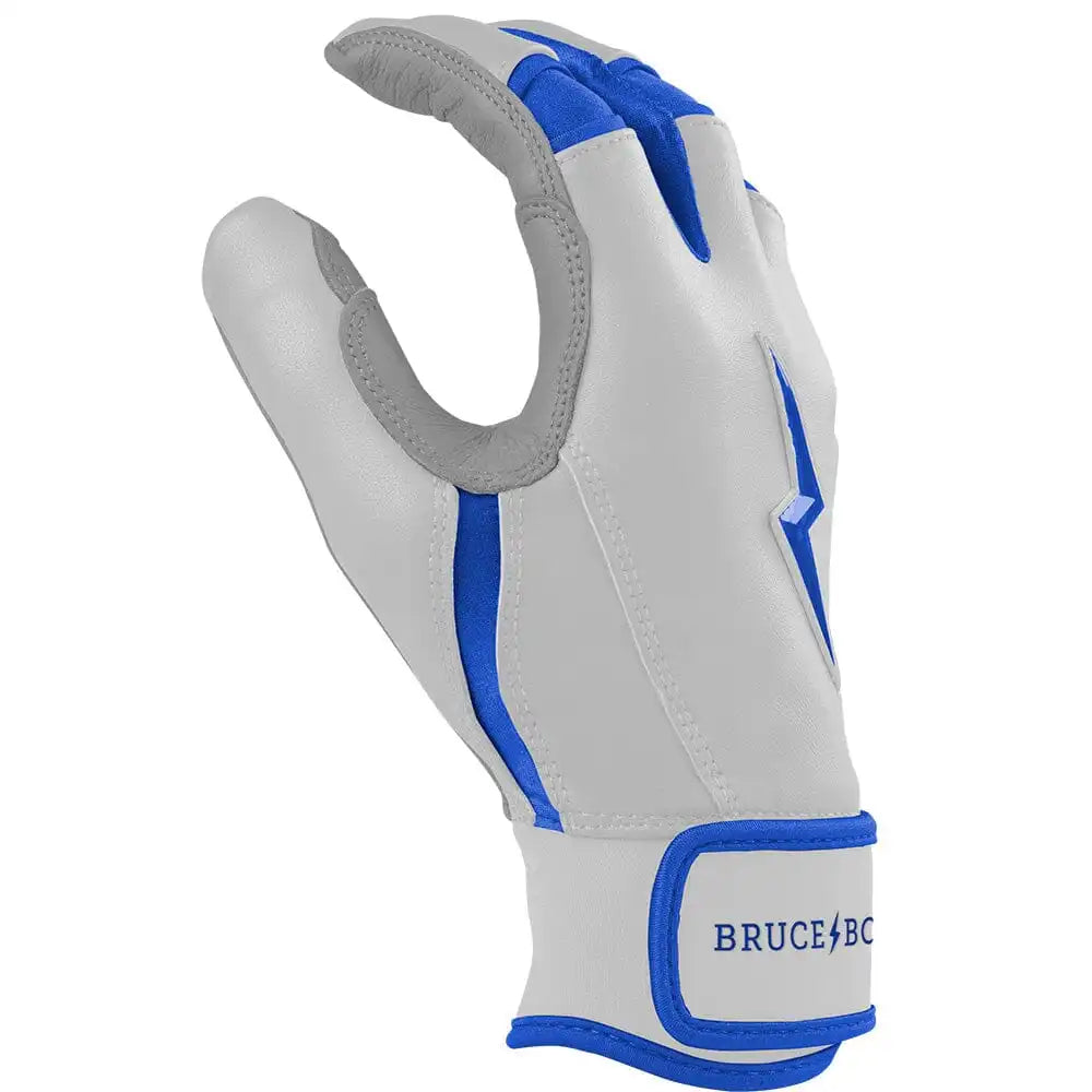 Chrome Series Short Cuff Batting Gloves - Royal