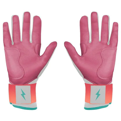 Personalized Bear Series Long Cuff Batting Gloves - Sunrise