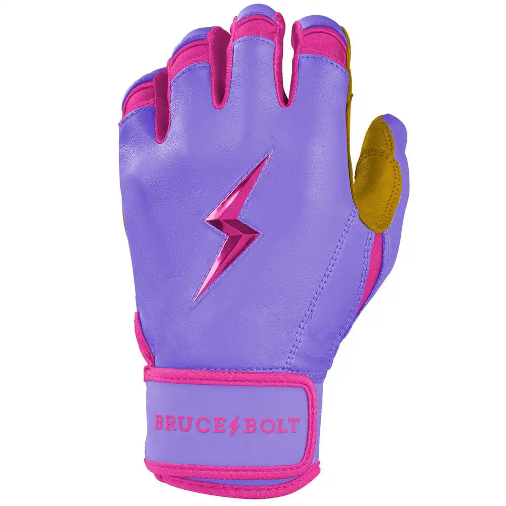 Harrison Bader Signature Series Short Cuff Batting Gloves - Lavender