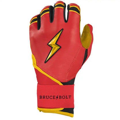 Konnor Griffin Signature Series Long Cuff Batting Gloves - Red