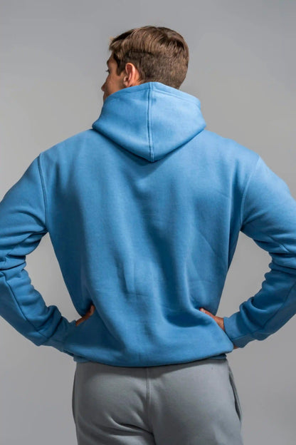 BOLT Hoodie - Baby Blue/Red Bolt