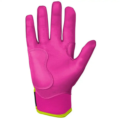 Bear Series Short Cuff Batting Gloves | Pink Lightning