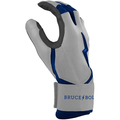 Grey Series Long Cuff Batting Gloves - Navy