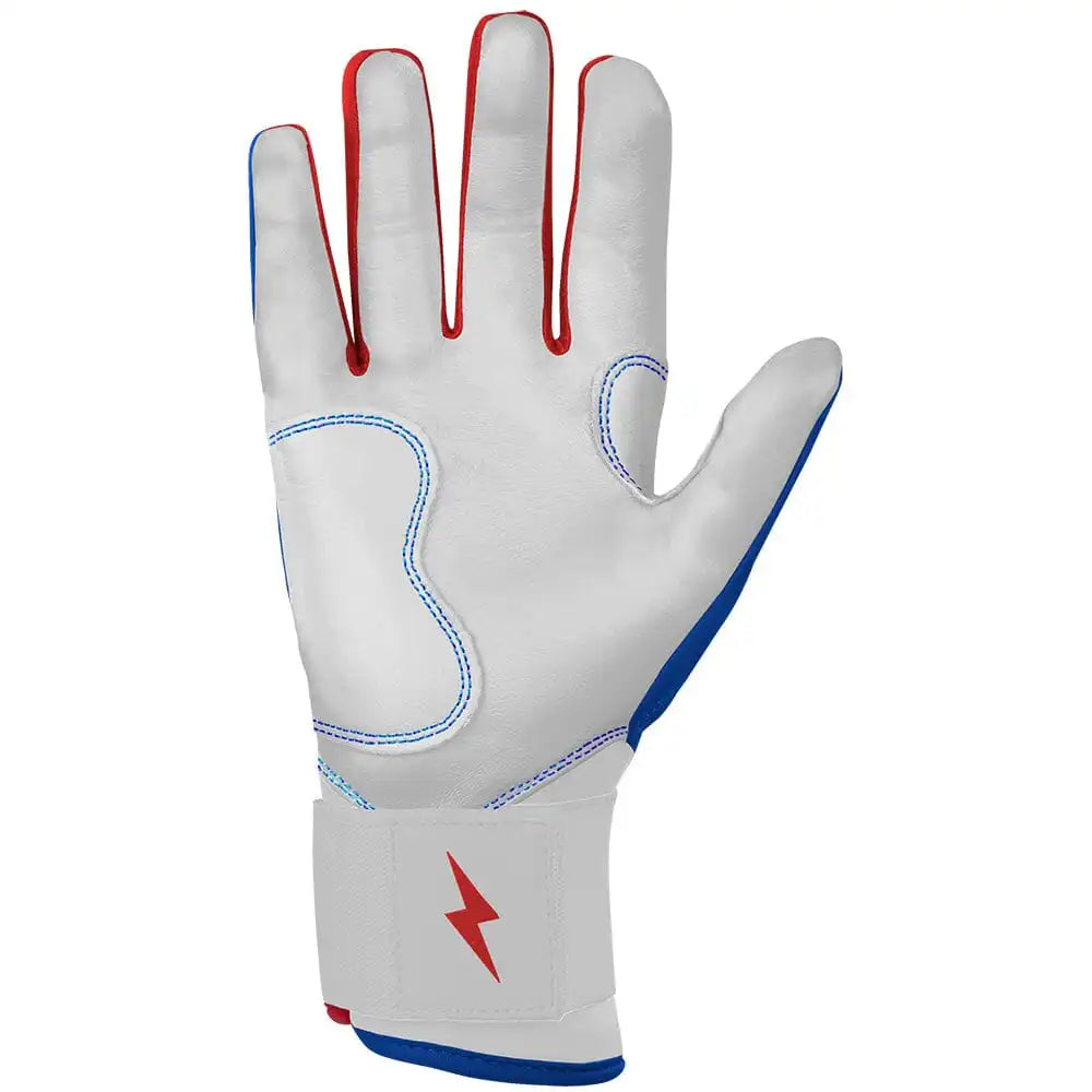 James Outman Signature Series Long Cuff Batting Gloves - Blue