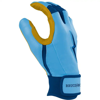 Bear Series Short Cuff Batting Gloves - Carolina Blue