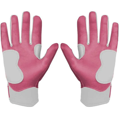 Personalized Bear Series Short Cuff Batting Gloves - Dusty Pink